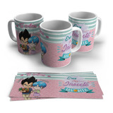 Taza Cerámica 11 Oz San Valentin 14 Febrero Vegeta Y Bulma 2