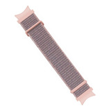 Pulseira Nylon Loop Compatível Com Galaxy Watch 4 40mm Cor Rosa Areia