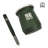 Kit Tereré Robusto Cuia Térmica Bomba De Inox Mola Old Barn