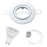 Spot Led Embutir Móvil Redondo Blanco Dicroica Dimerizable