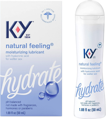 K-y Lubricante Humectant Natural Ácido Hialurónico Base Agua