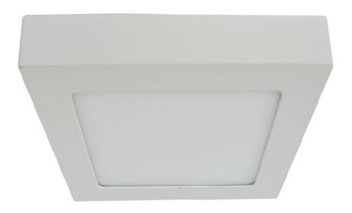 Foco Led Sobrepuesto 18w Cuadrado 3000k 1500lm Blanco