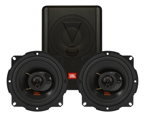 Kit Jbl Caixa Slim Sw8a-ms Subwoofer + Par Flex4 5trfx55