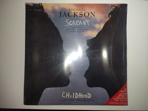 Michael Jackson Scream / Childhood Vinilo Single 12' Sellado