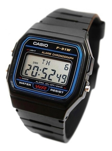 Reloj Casio F-91w Crono Alarma Retro Vintage F91w F-91 F91