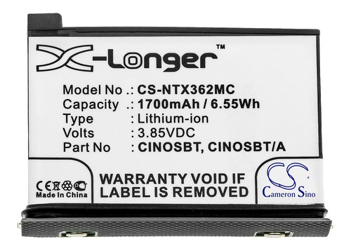 Acumulador/batería P/ Insta360 One X2