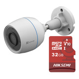 Kit De Camara Wifi Y Memoria Microsd, Incluye 1 Pieza Cs-c3tn Y 1 Pieza Hs-tf-l2/32g/p