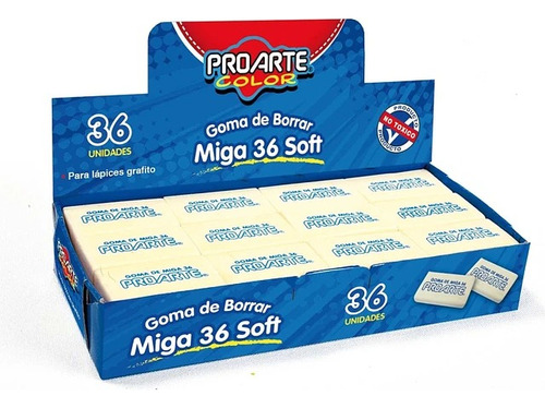 Caja Goma De Miga Proarte 36 Soft 36uni