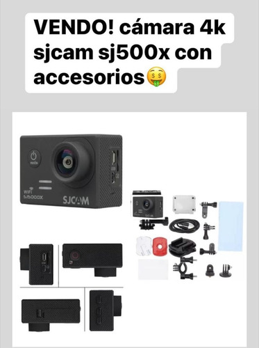 Camara Deportiva Wifi Sumergible Sjcam Sj5000 X 4k Con Acces