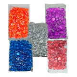 Pack X5 Gemas Acrilicas - Forma Diamante - Colores Surtidos