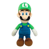 Peluche Super Luigi Excelente Calidad 35 Cm Nuevo Woow