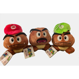 Goomba Luigi Mario Nintendo Peluches Pack3