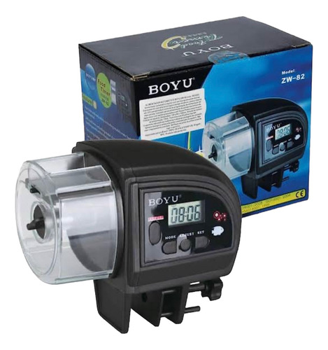 Alimentador Automático Digital Boyu Zw-82 Pilha 4 Horários