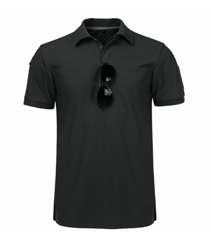 Playera Polo Hombre Slim Manga Corta Casual Táctico Militar