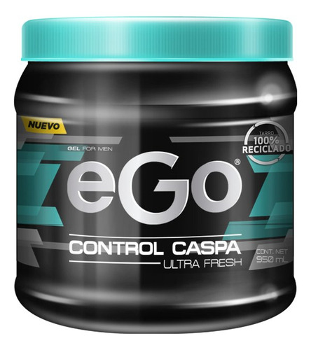 Gel Para Cabello Control Caspa Ego Fresh 950 Ml