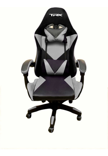 Cadeira Gamer Trx Home Office Ergonômica Preta E Cinza