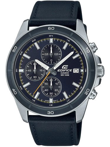 Relógio Casio Edifice Masculino Couro Efr-526l-2cvudf