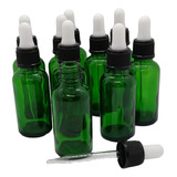 Frasco Gotario Color Verde , 30ml, Pack 10 Unidades