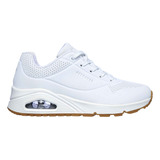 Tenis Lifestyle Skechers  Stand On Air - Blanco