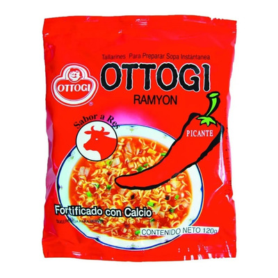 Ramen Coreano Ottogi Sabor Res 120 g Fideos Instantáneos Picantes | MercadoLibre