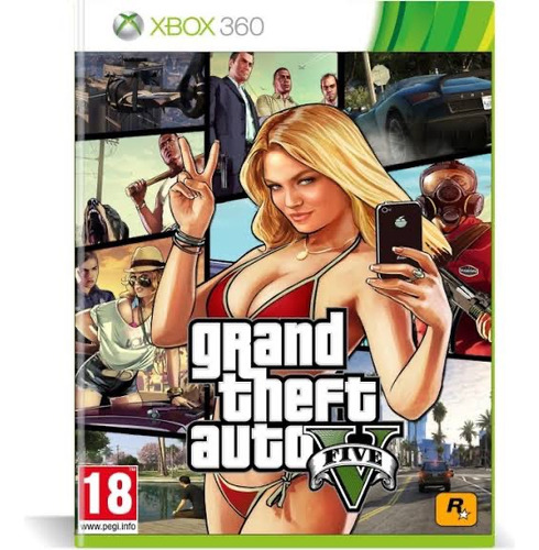 Gta 5 V Mídia Digital Xbox 360 (tranferencia De Liceça)