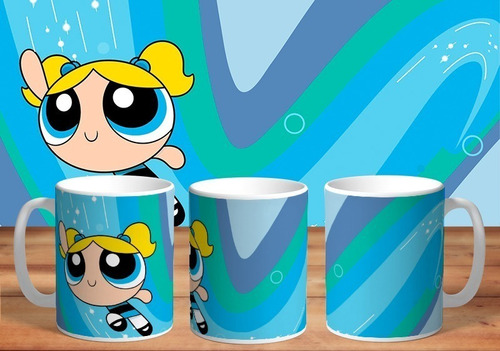 Taza - Tazón De Ceramica Sublimada Ppg: Burbuja