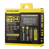 Cargador Pilas Inteligente Nitecore Lcd D4 - Envió Gratis