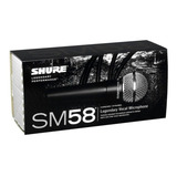 Microfone Shure Sm58 Lc Made In Mexico Original + Acessórios