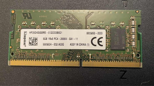 Memoria Ram 8g Ddr4 Sdram Kingston Usada