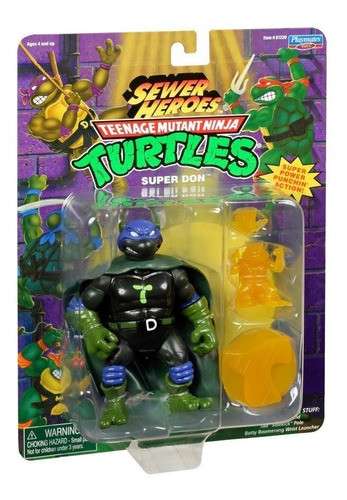 Tortugas Ninja Vintage Reissue Super Don Sewer Playmates