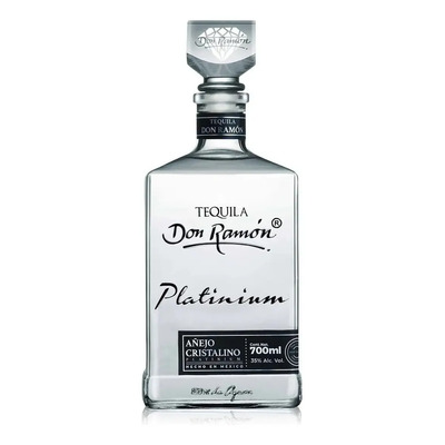 Tequila Don Ramón Añejo Cristalino Platinium 700ml | MercadoLibre