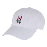 Gorra Psycho Bunny Original Logo Bordado Casual Comoda Blanc