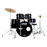 Bateria Acústica Nagano Onix Skinny 20  Completa C/ Banco