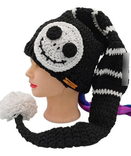 Gorro Jack Skellington Crochet