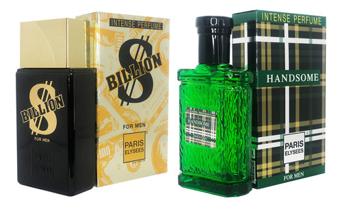 Perfume Handsome Verde + Billion Masculino 100ml