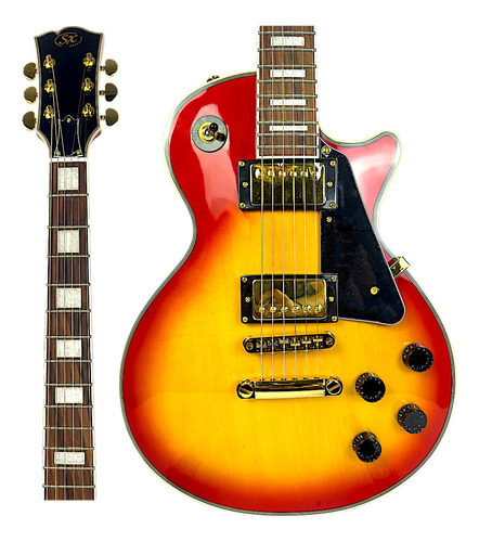 Guitarra Sx Les Paul Eh3 Cs Cherry Burst Oferta!