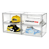 Sneakerview Cajas De Zapatos Transparentes  Almacenamiento A