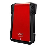 Gabinete Para Ssd Y Hdd 2.5 Adata Usb 3.1 Aex500u3-crd Rojo