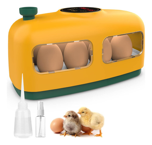 Incubadora De 8 Huevos Con Control De Humedad