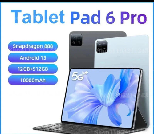 Tablet Pad 6 Pro 12gb Ram + 512gb Rom 