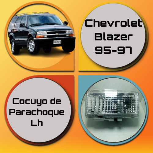 Cocuyo De Parachoque Lh-rh Chevrolet Blazer 95-97 Foto 3