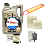 Kit Service Aceite Total 7000 + 4 Filtros Citroen C3 1.6 Vti