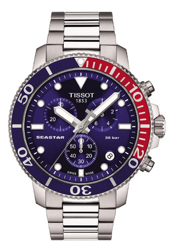 Reloj Tissot Seastar 1000 Acero Inoxidable Suizo 22mm T120