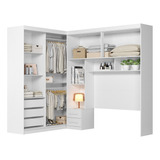 Guarda Roupa Modulado Casal 6 Portas 5 Gavetas Florença