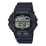 Reloj Casio Ws-1400h-1av, 60 Laps De Cronometro, 10 Años