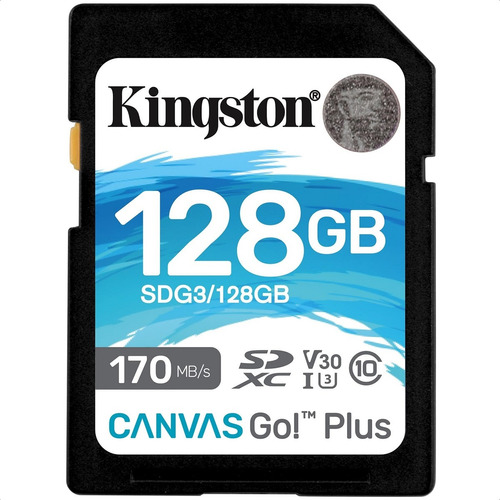 Memoria Sd 128gb Kingston Sdxc Cl10 Canvas Select Go! Plus