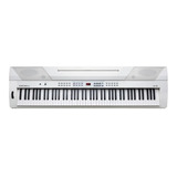 Piano Digital 88 Teclas Accion Martillo Kurzweil Ka90 Blanco