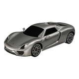 Auto Coleccionable Escala 1:36 Porsche 918 Spyder Gris Oscur