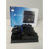 Ps4 Flat Edition + 2 Joysticks Y Pscamera