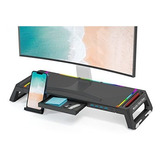 Base Vertical Para Monitor Con 4 Concentradores Usb 3.0, Sop